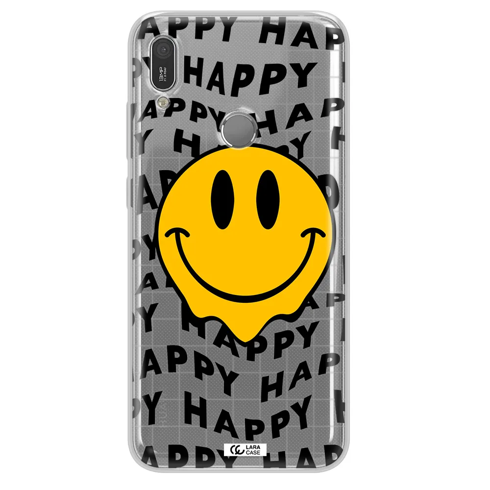 Happy Emoji Huawei Y6 2019 Clear TPU Case