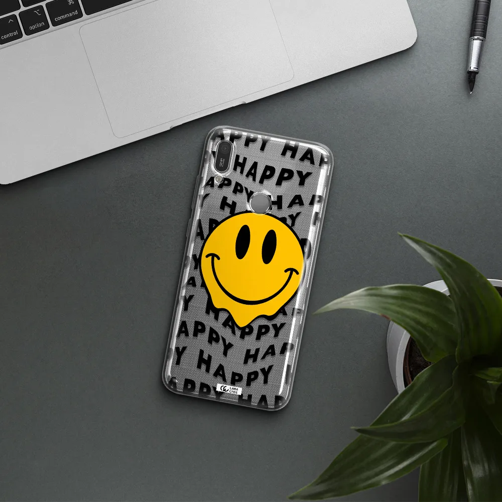 Happy Emoji Huawei Y6 2019 Clear TPU Case