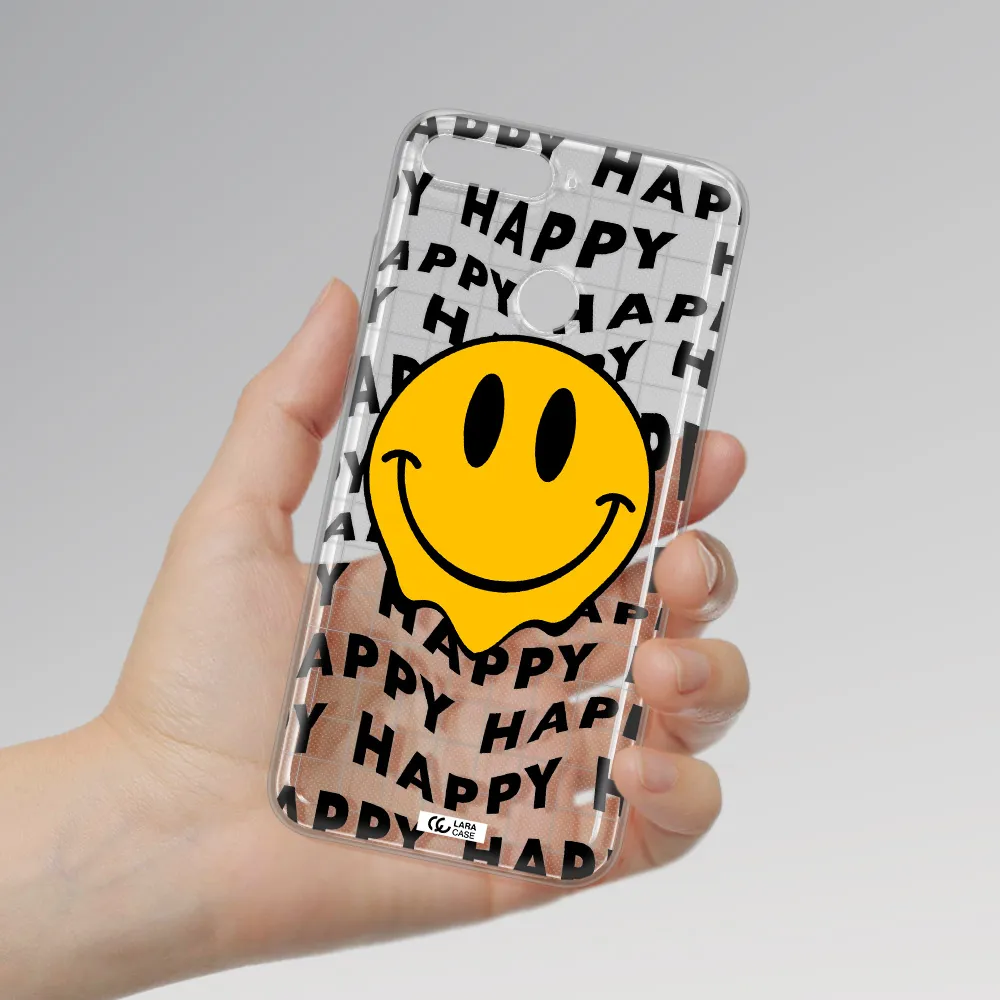 Happy Emoji Huawei Y6 Prime 2018 Clear TPU Case