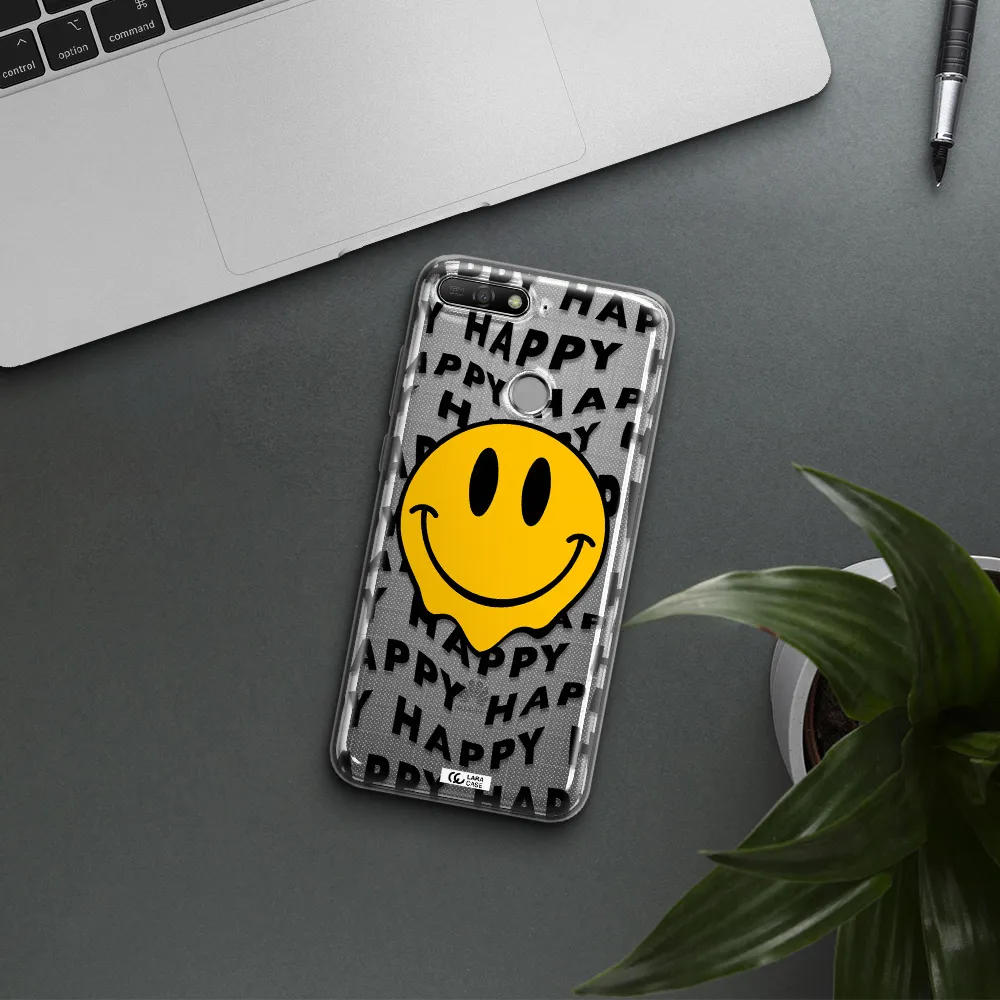 Happy Emoji Huawei Y6 Prime 2018 Clear TPU Case