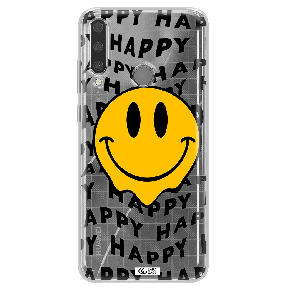 Happy Emoji Huawei Y6P Clear TPU Case