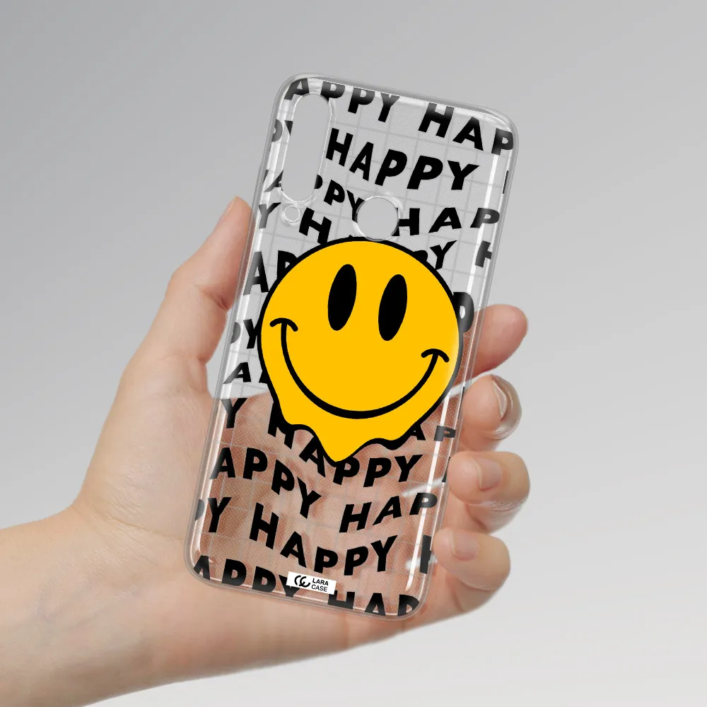 Happy Emoji Huawei Y6P Clear TPU Case