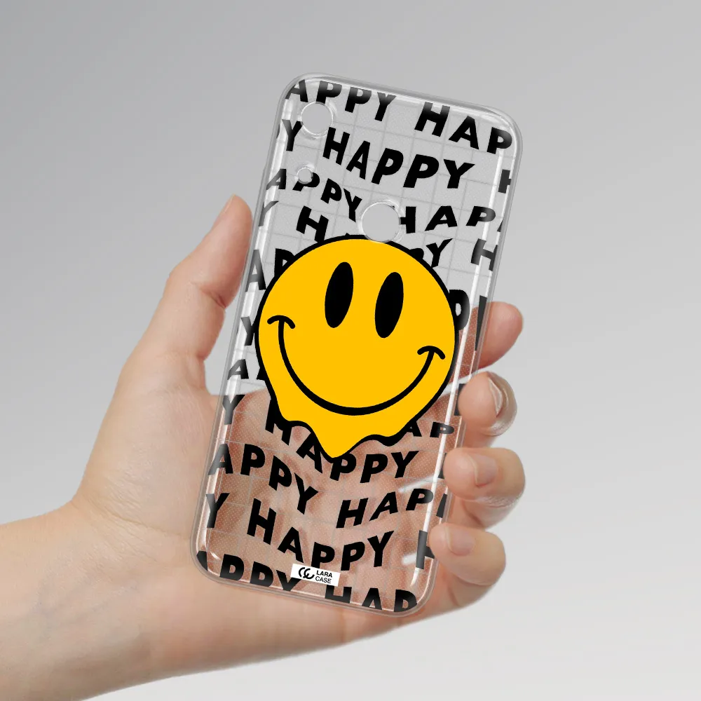 Happy Emoji Huawei Y6S Clear TPU Case