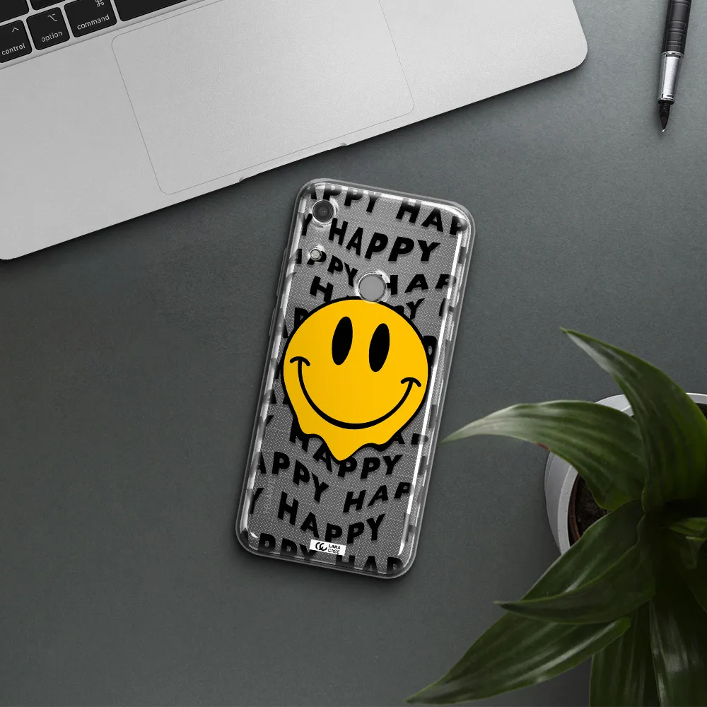 Happy Emoji Huawei Y6S Clear TPU Case