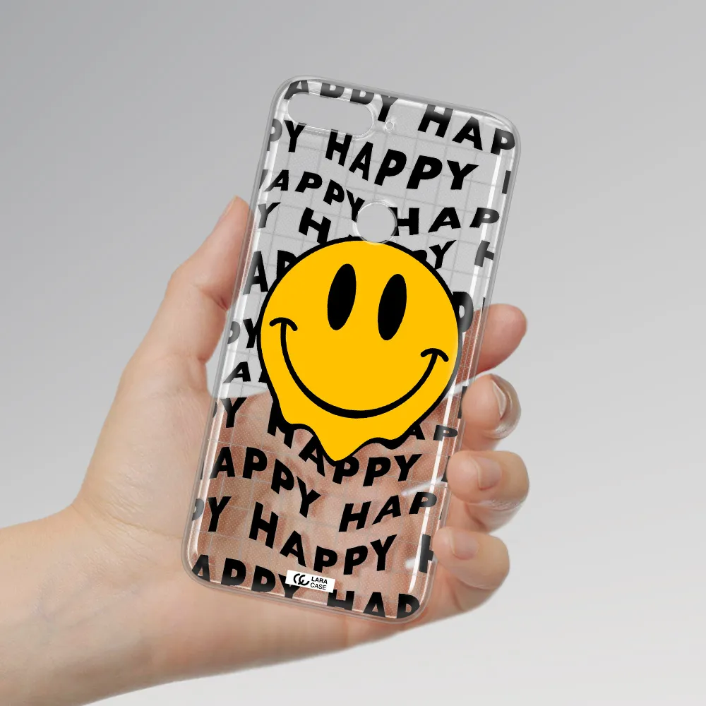 Happy Emoji Huawei Y7 2018 Clear TPU Case