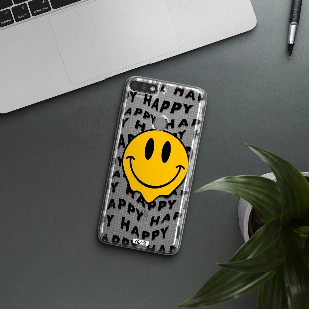 Happy Emoji Huawei Y7 Prime 2018 Clear TPU Case