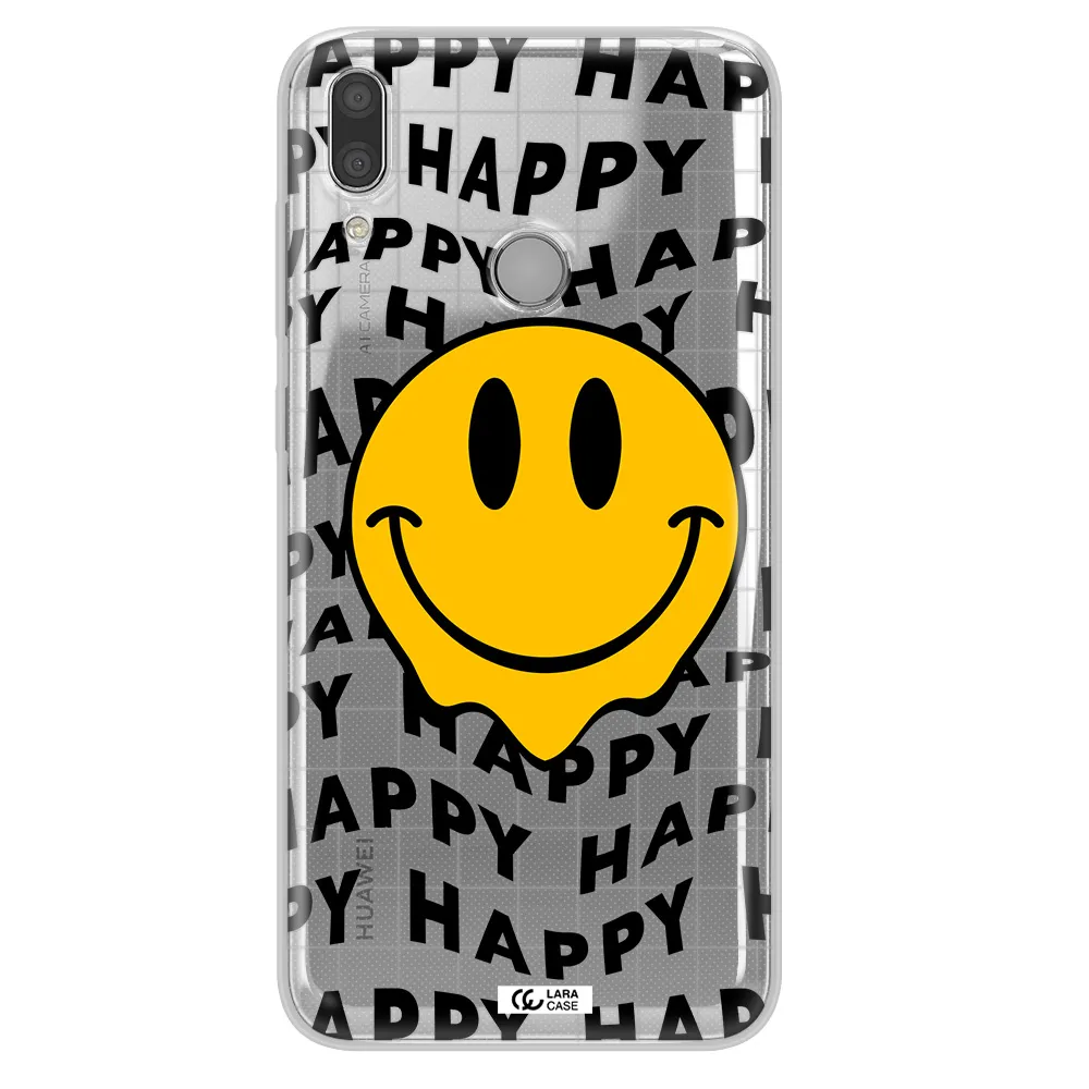 Happy Emoji Huawei Y9 2019 Clear TPU Case