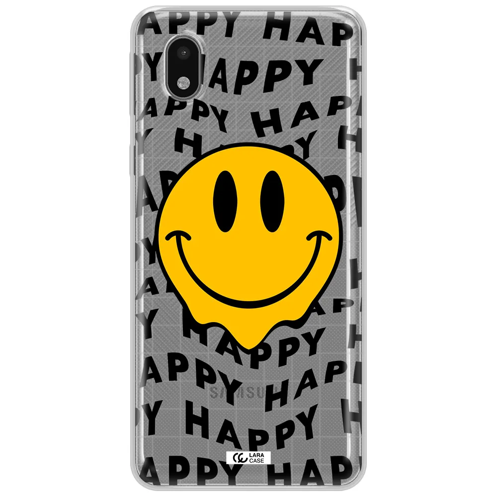 Happy Emoji Samsung A01 Core Clear Tpu Case