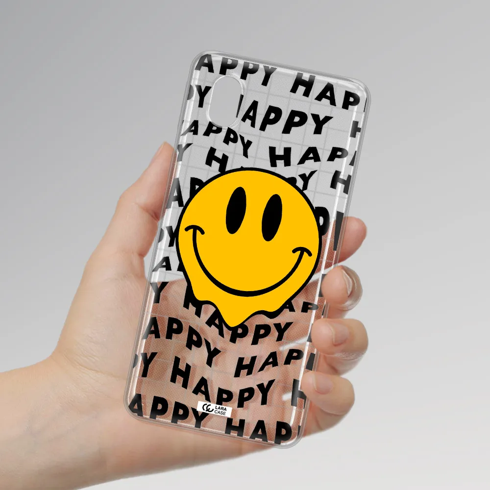 Happy Emoji Samsung A01 Core Clear Tpu Case