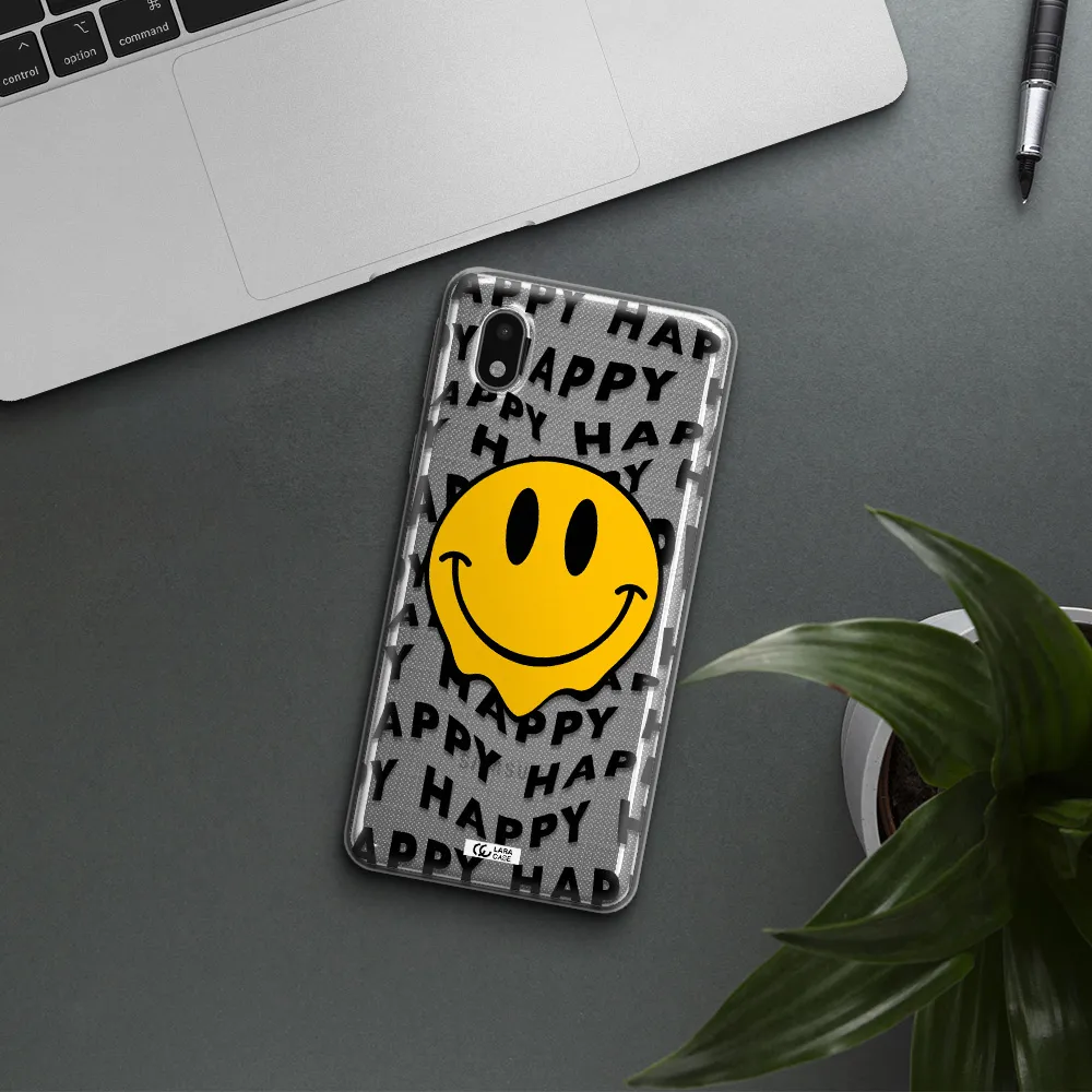 Happy Emoji Samsung A01 Core Clear Tpu Case