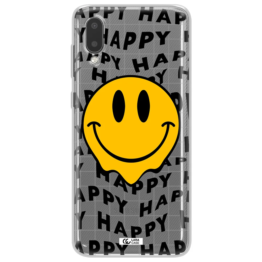 Happy Emoji Samsung A02 Clear TPU Case