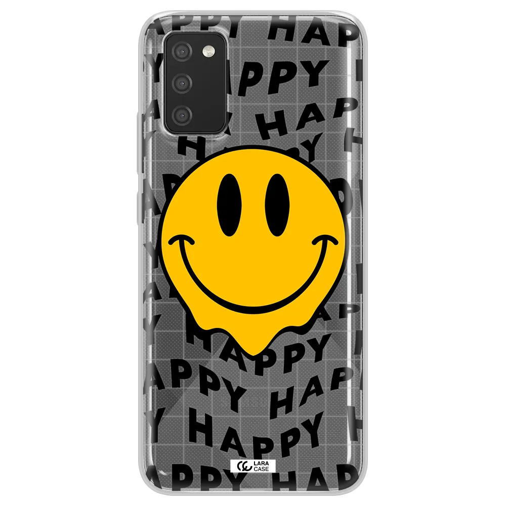 Happy Emoji Samsung A02S Clear TPU Case