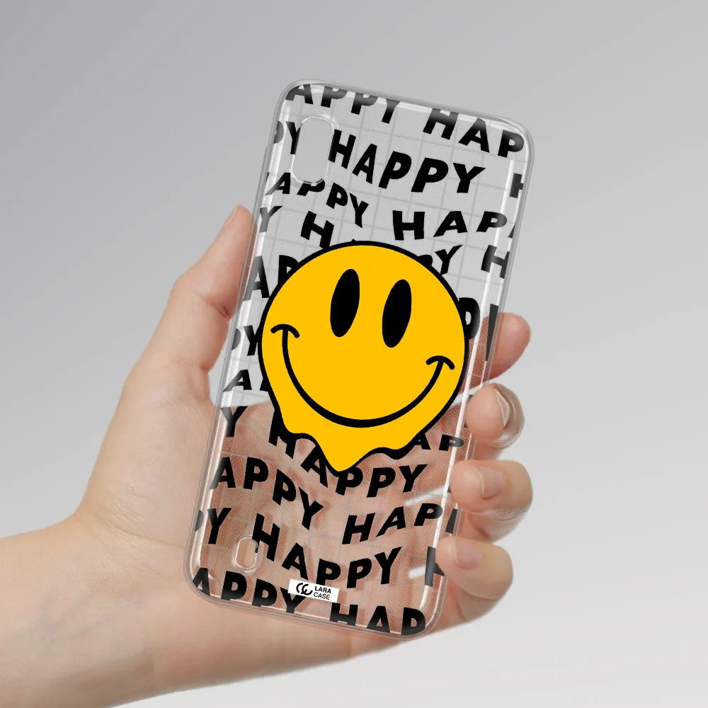 Happy Emoji Samsung A10 Clear TPU Case