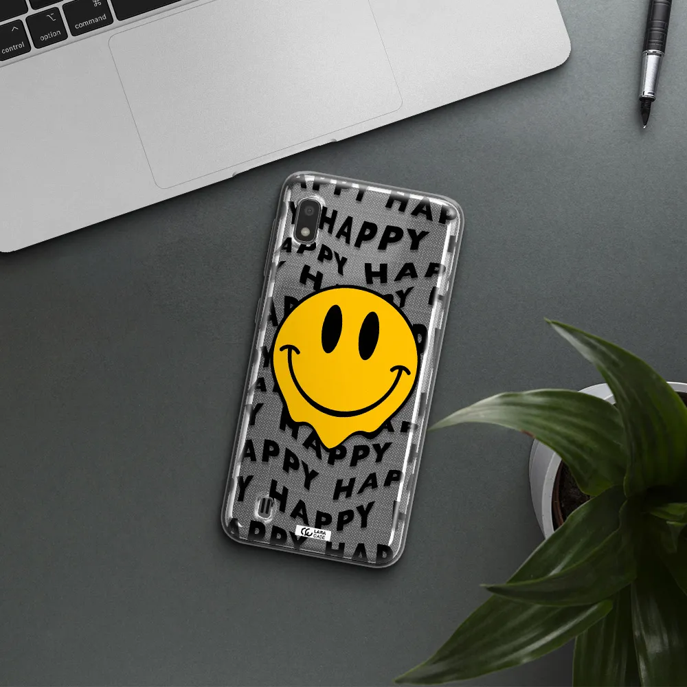 Happy Emoji Samsung A10 Clear TPU Case