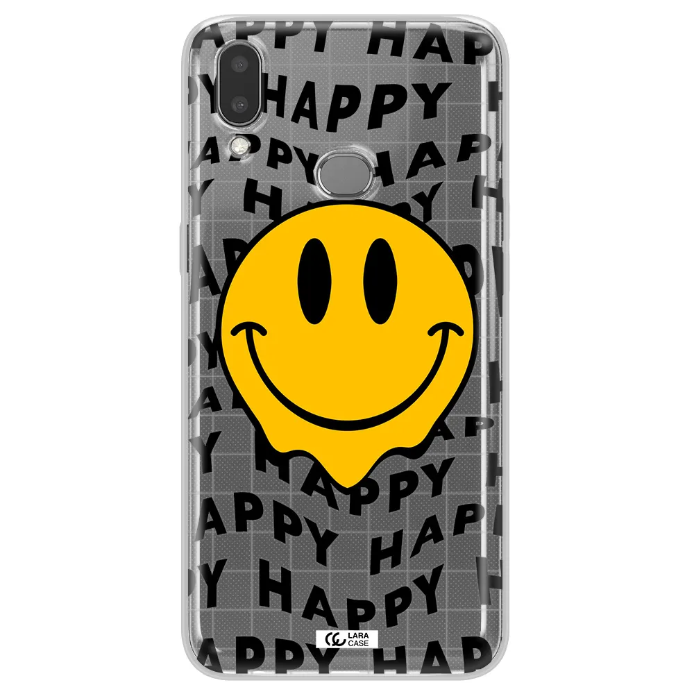 Happy Emoji Samsung A10S Clear TPU Case