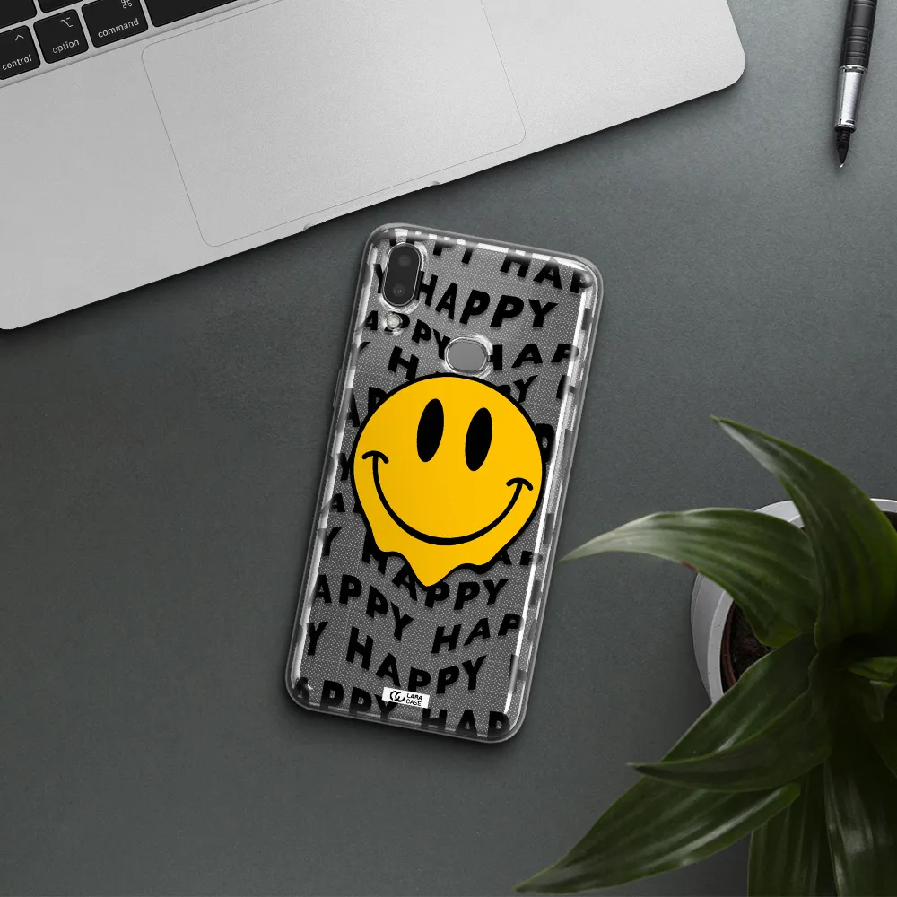 Happy Emoji Samsung A10S Clear TPU Case