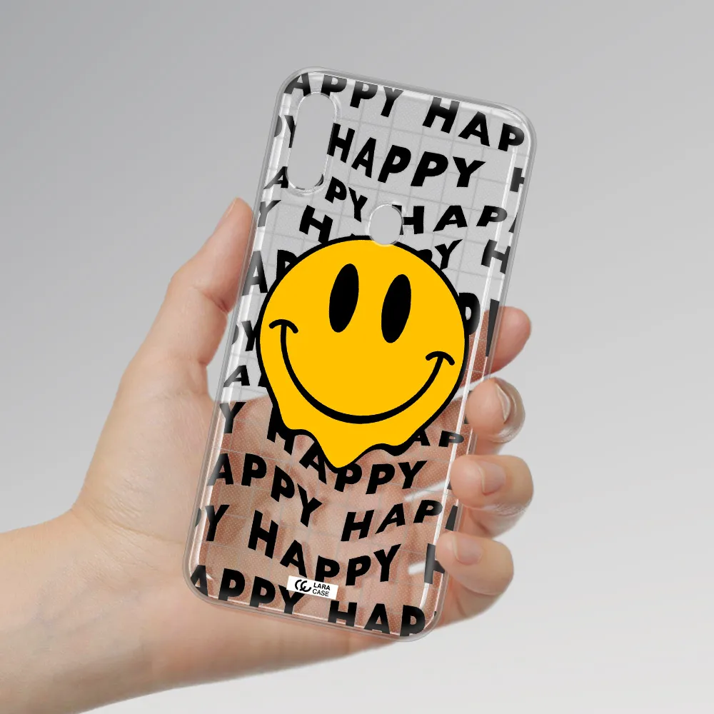 Happy Emoji Samsung A11 Clear TPU Case