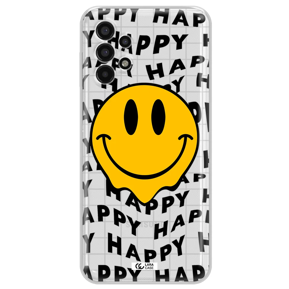 Happy Emoji Samsung A13 4g Clear TPU Case