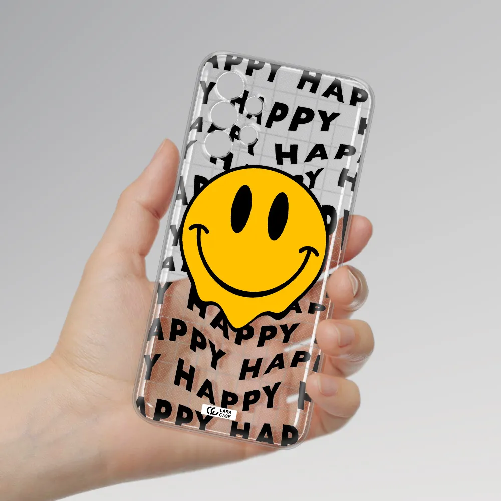 Happy Emoji Samsung A13 4g Clear TPU Case