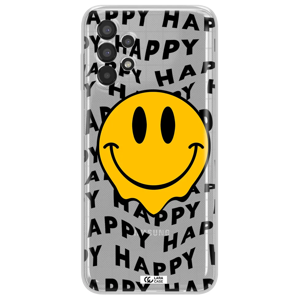 Happy Emoji Samsung A13 Clear TPU Case