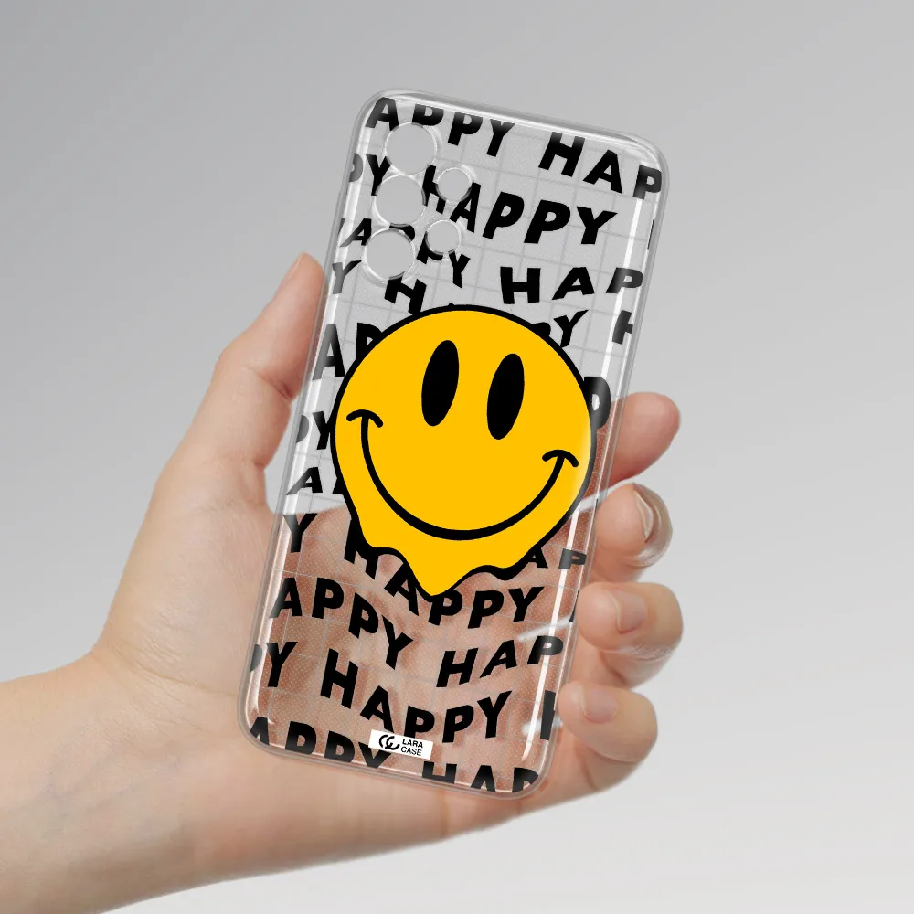 Happy Emoji Samsung A13 Clear TPU Case