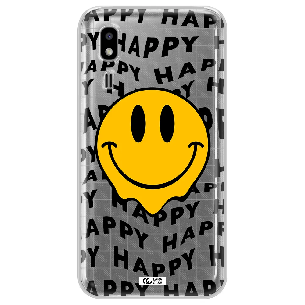 Happy Emoji Samsung A2 Core Clear TPU Case
