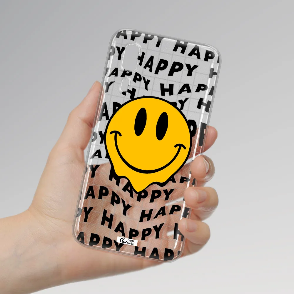Happy Emoji Samsung A2 Core Clear TPU Case