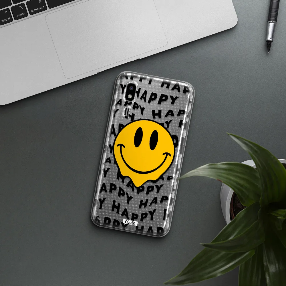 Happy Emoji Samsung A2 Core Clear TPU Case