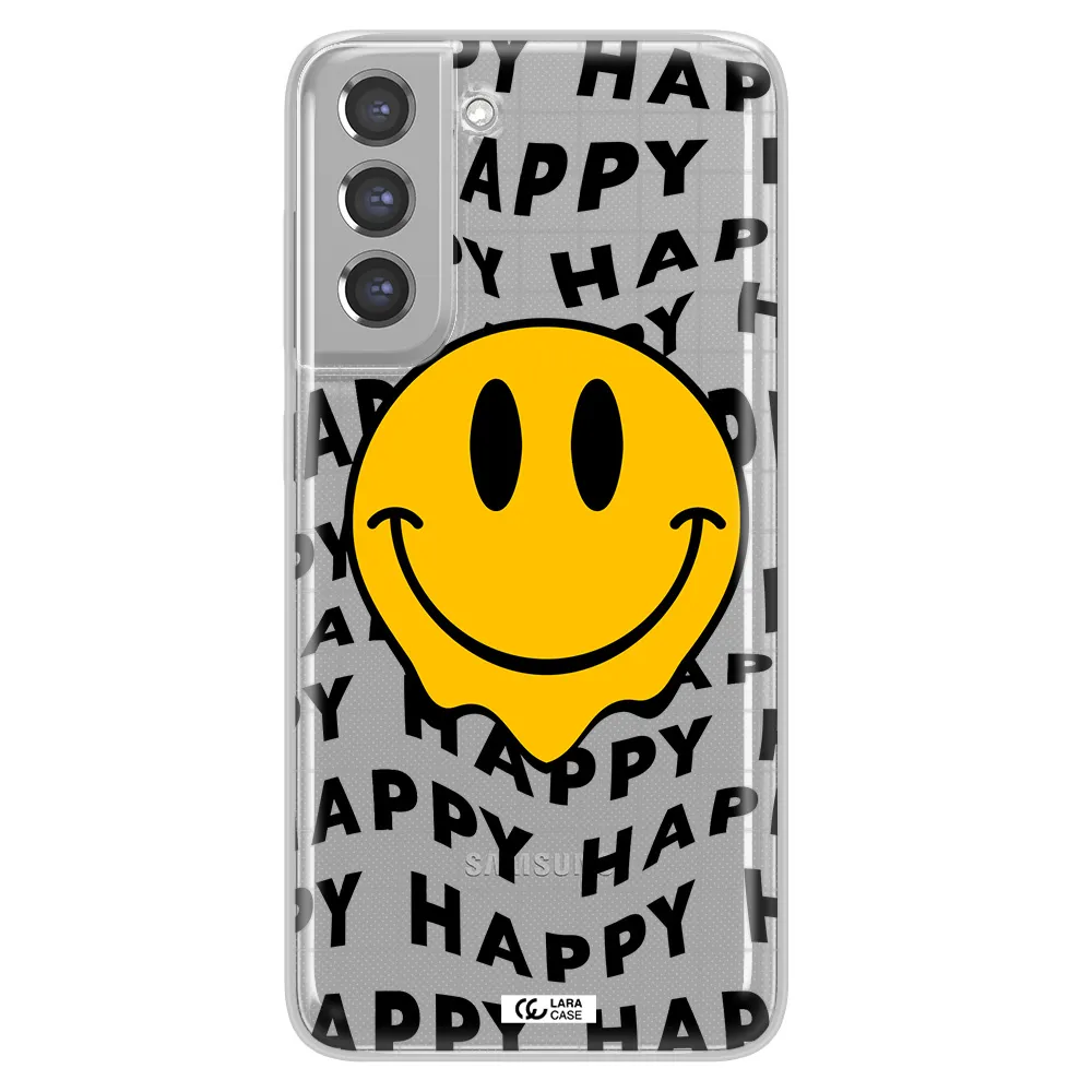 Happy Emoji Samsung A21 Fe Clear TPU Case