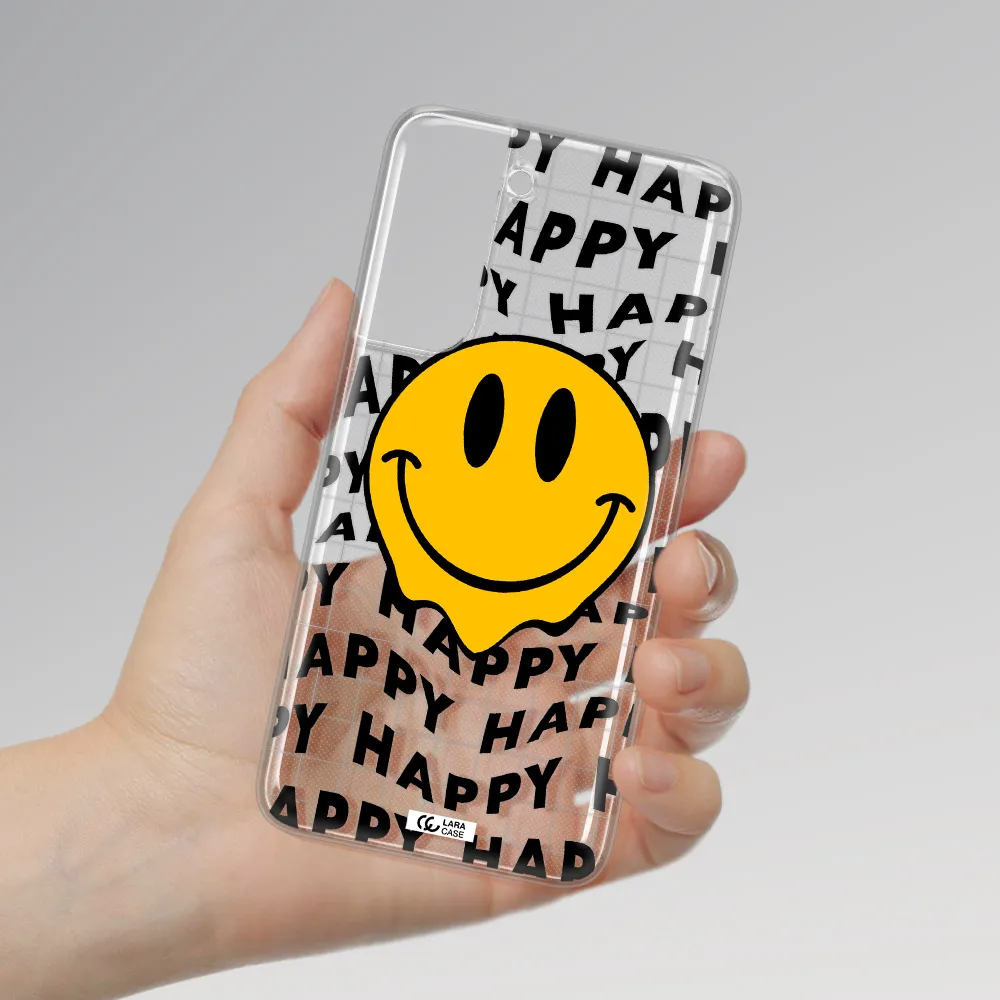 Happy Emoji Samsung A21 Fe Clear TPU Case