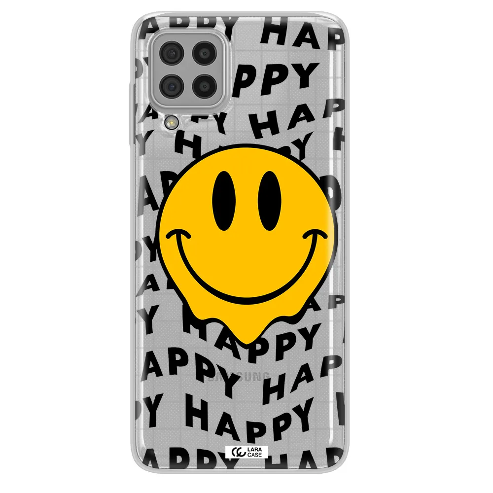 Happy Emoji Samsung A22 4g Clear TPU Case