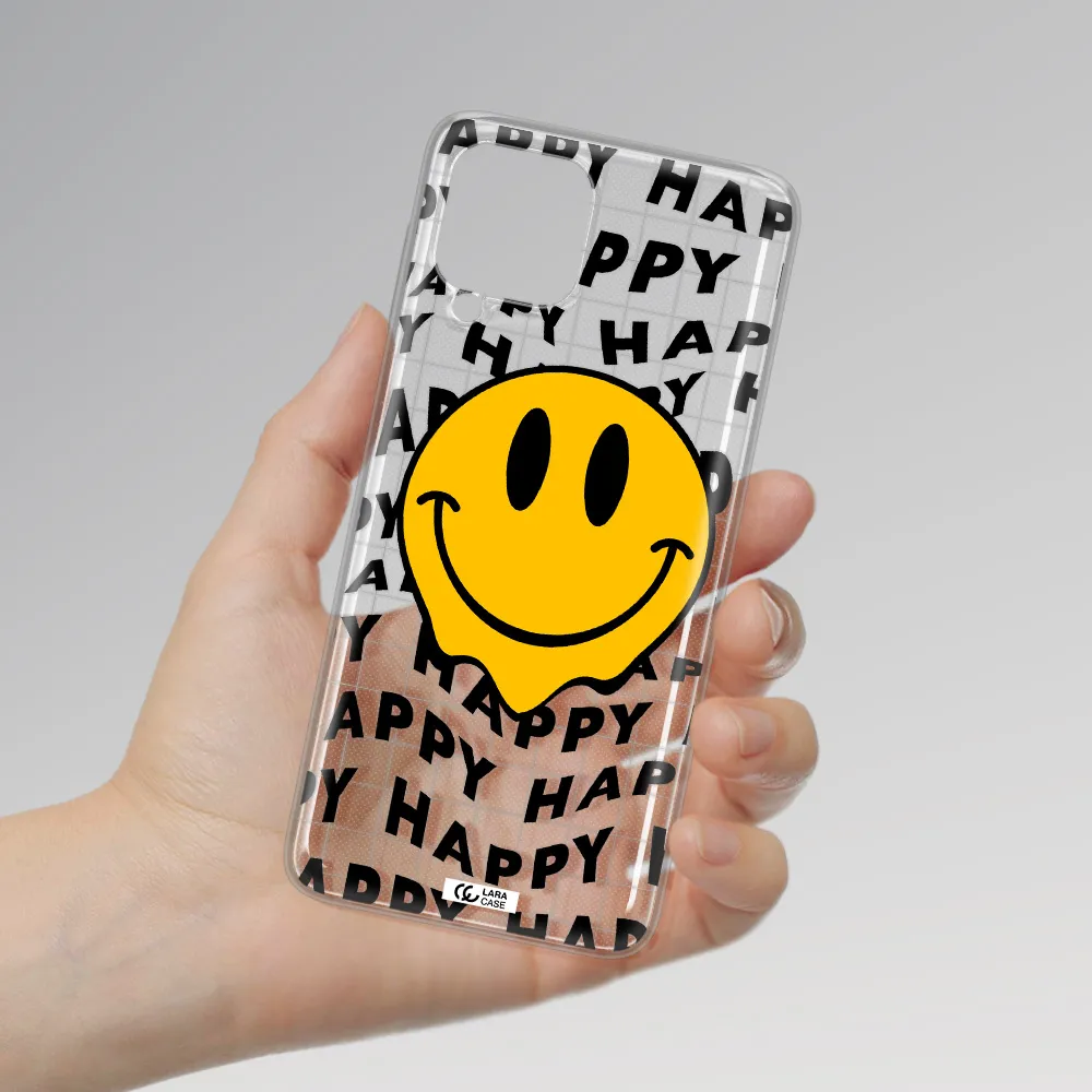 Happy Emoji Samsung A22 4g Clear TPU Case
