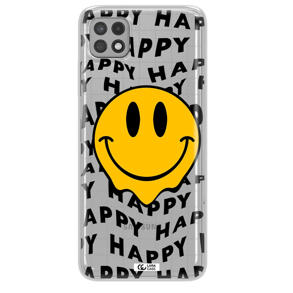 Happy Emoji Samsung A22 5g Clear TPU Case