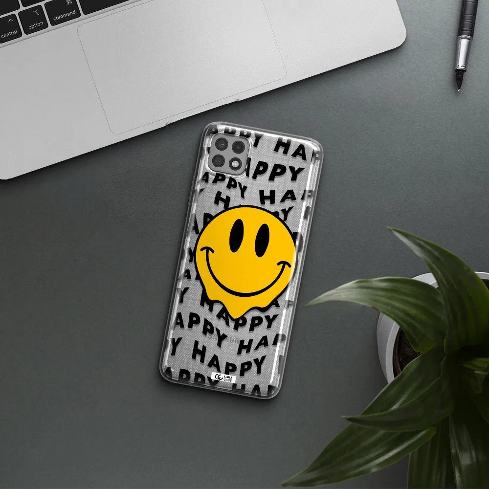 Happy Emoji Samsung A22 5g Clear TPU Case