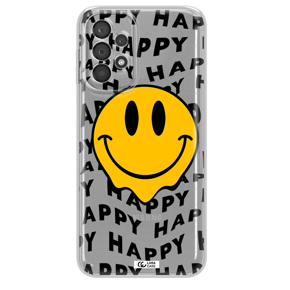Happy Emoji Samsung A23 5G Clear Tpu Case