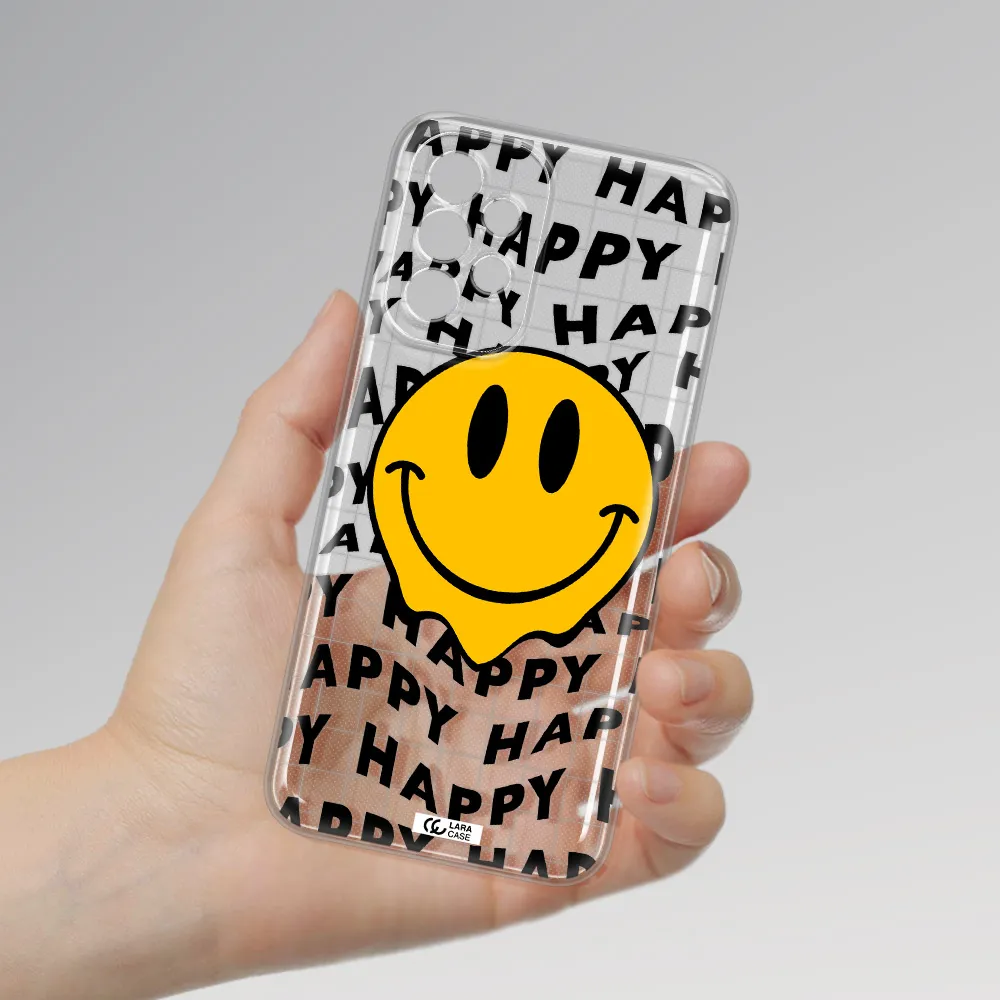 Happy Emoji Samsung A23 5G Clear Tpu Case