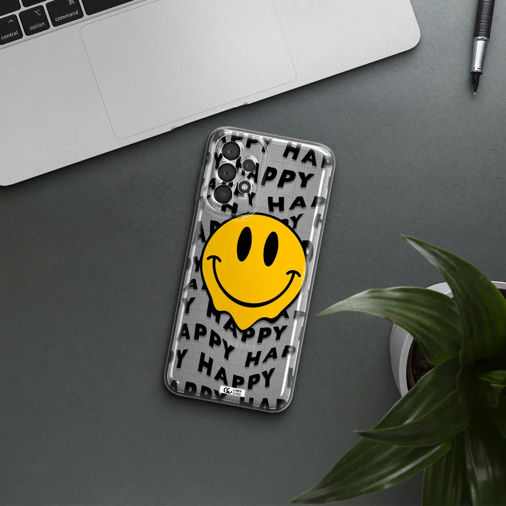 Happy Emoji Samsung A23 5G Clear Tpu Case