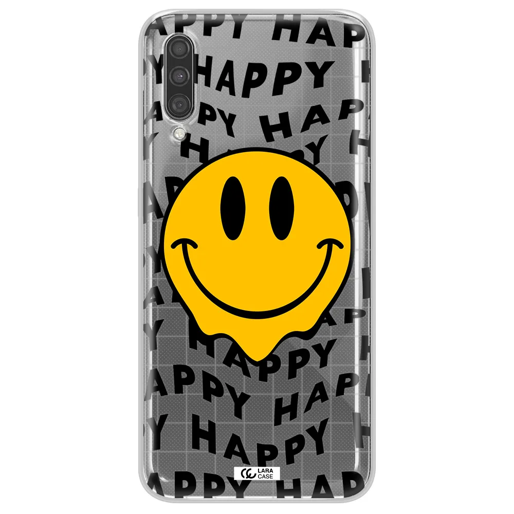Happy Emoji Samsung A30S Clear TPU Case