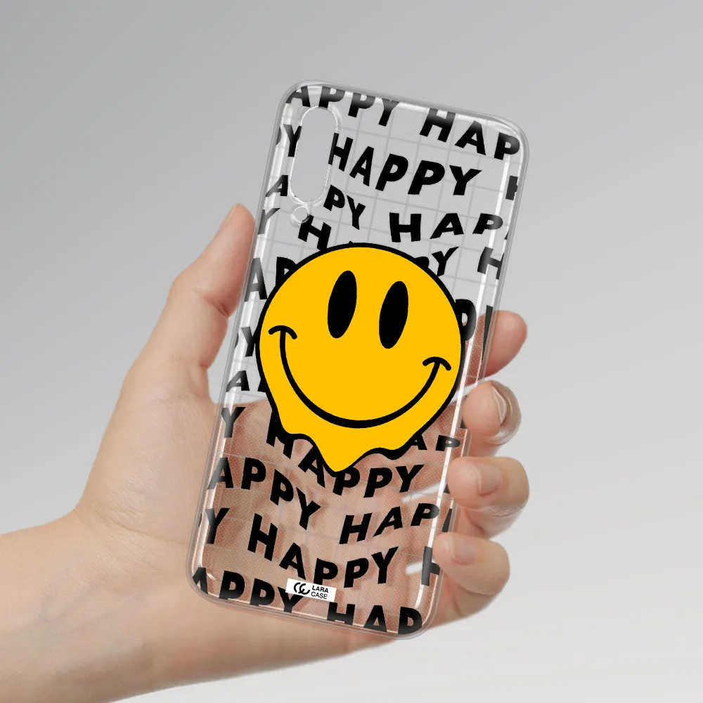 Happy Emoji Samsung A30S Clear TPU Case