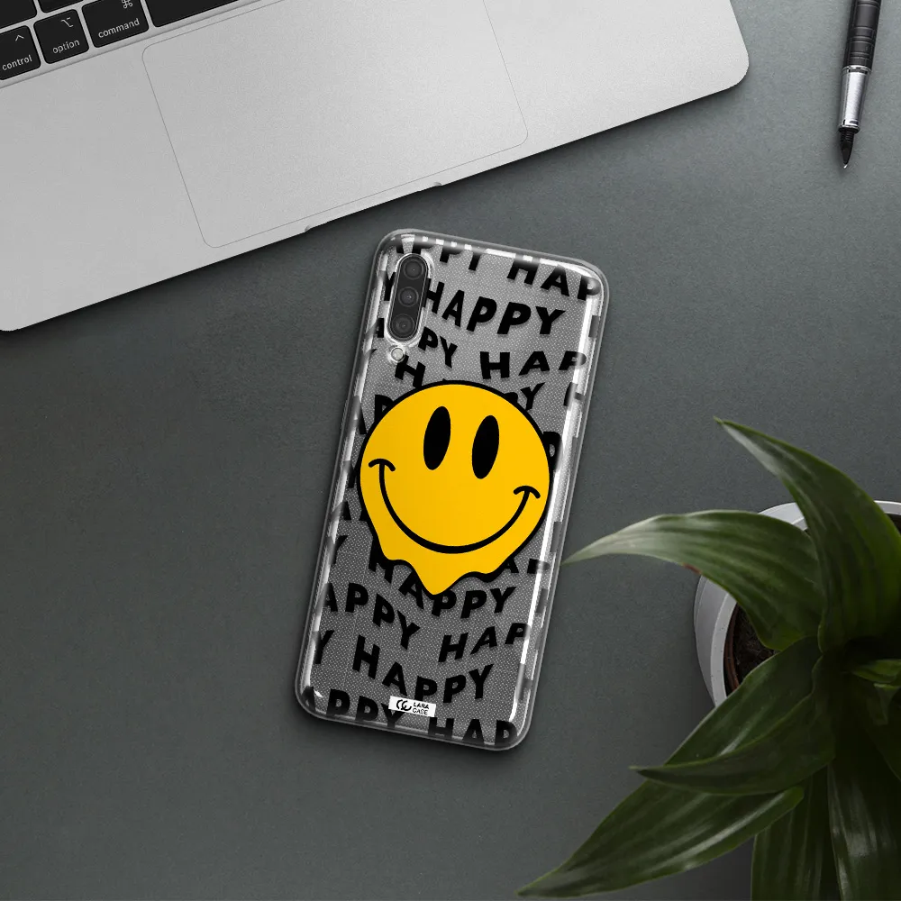 Happy Emoji Samsung A30S Clear TPU Case