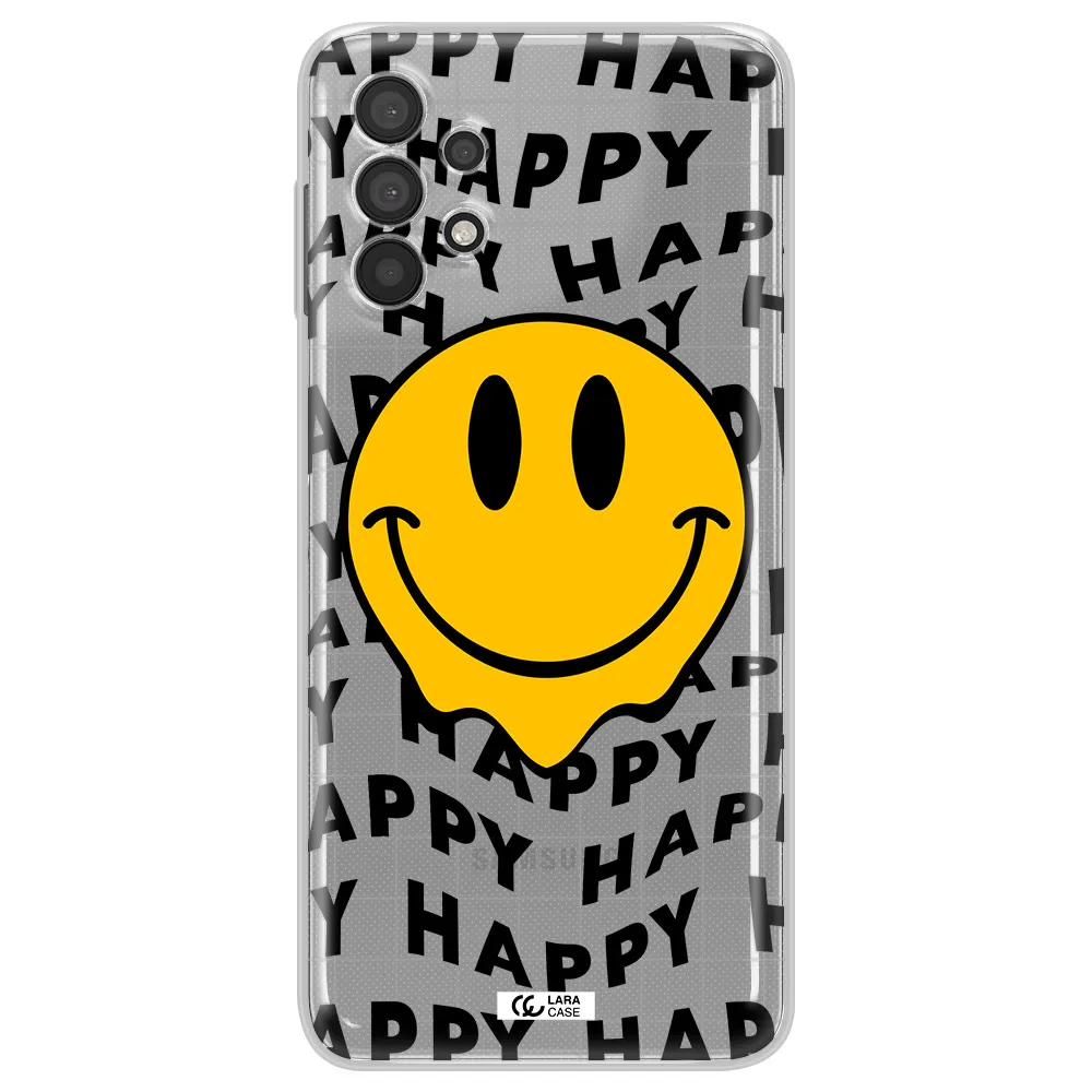 Happy Emoji Samsung A32 4G Clear Tpu Case