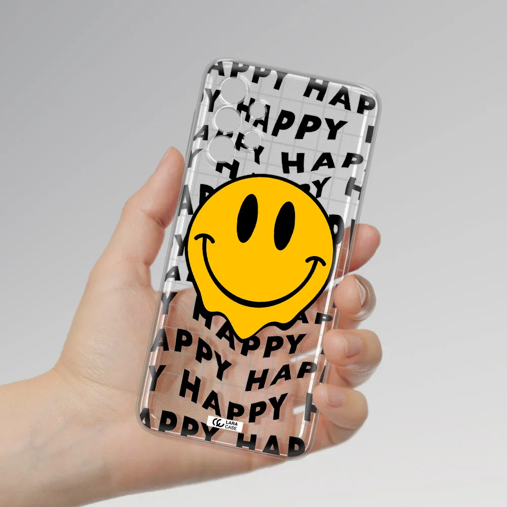 Happy Emoji Samsung A32 4G Clear Tpu Case