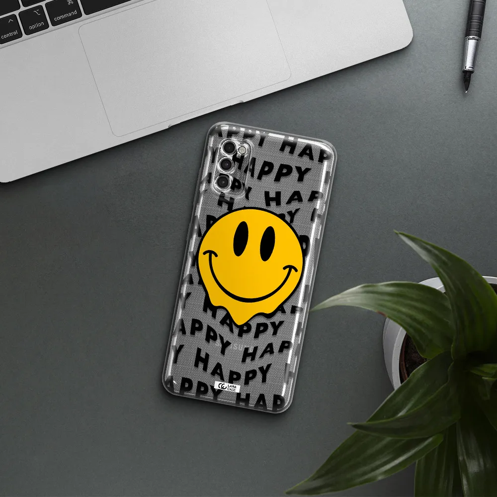 Happy Emoji Samsung A41 Clear Tpu Case