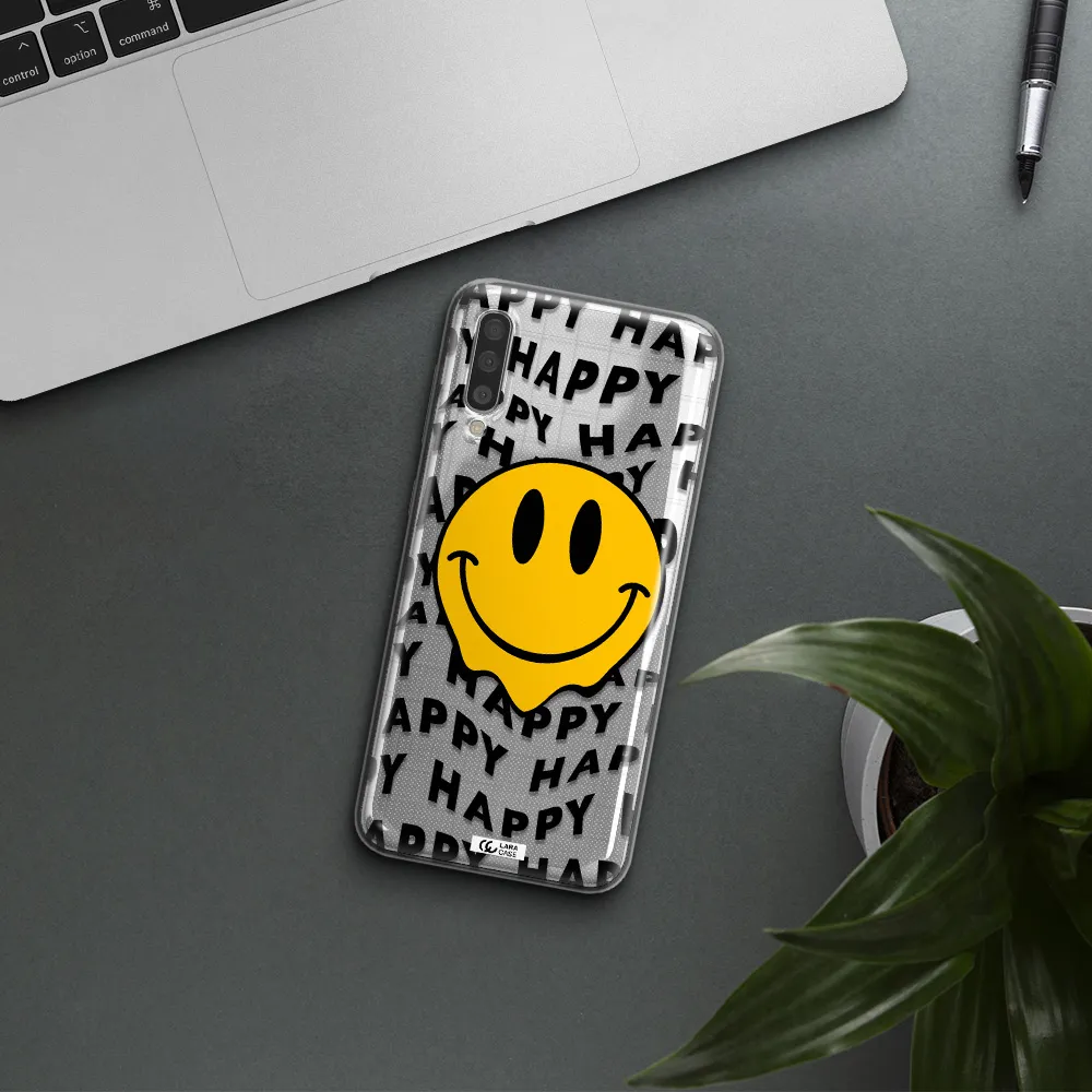 Happy Emoji Samsung A50 Clear TPU Case