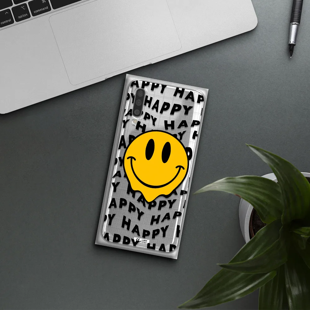 Happy Emoji Samsung A50S Clear Tpu Case
