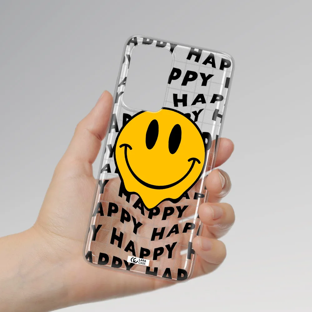 Happy Emoji Samsung A52 Clear TPU Case