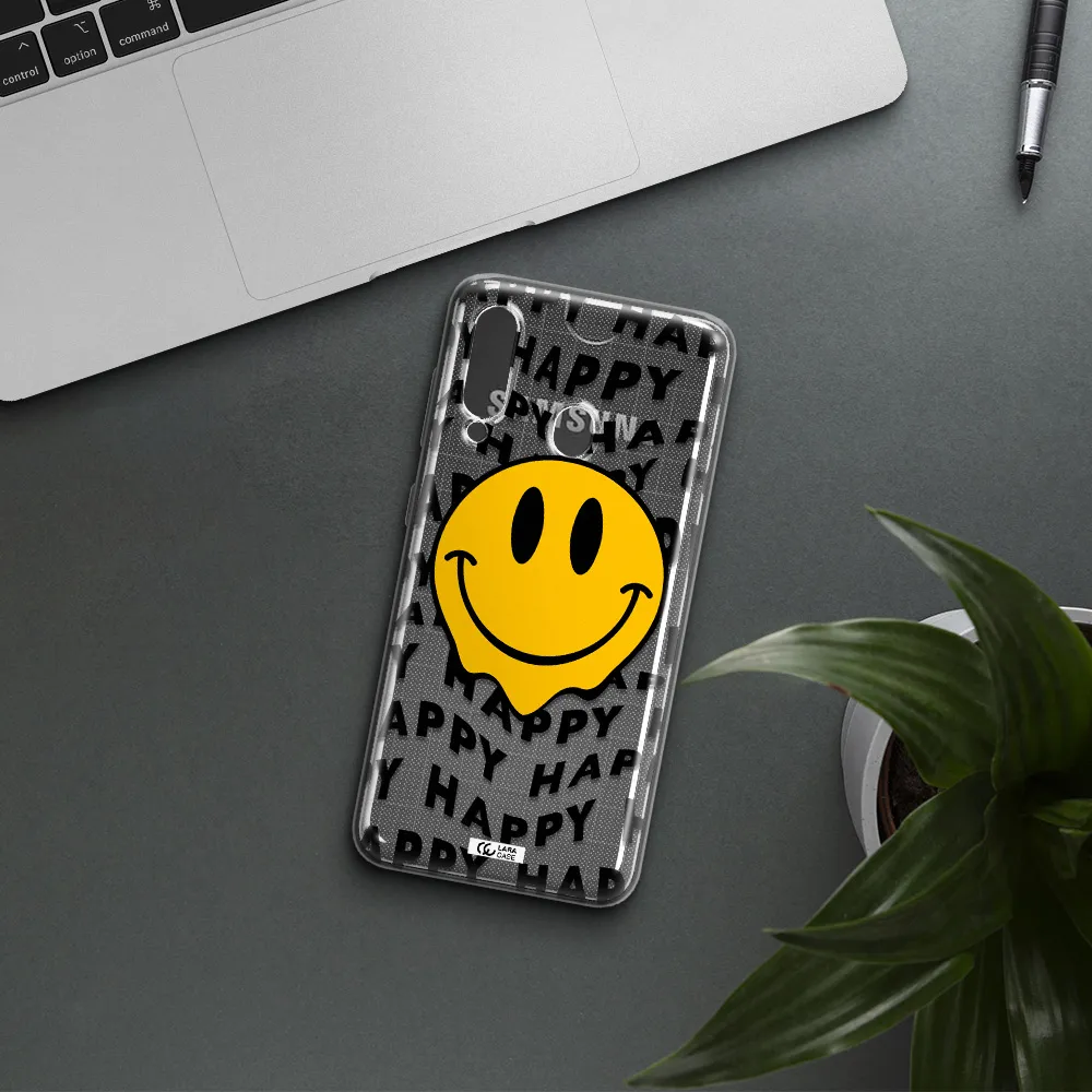 Happy Emoji Samsung A60 Clear TPU Case