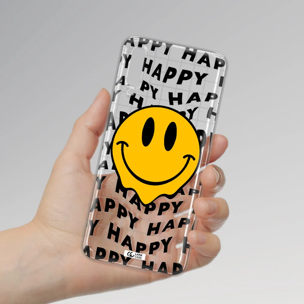 Happy Emoji Samsung A70S Clear Tpu Case