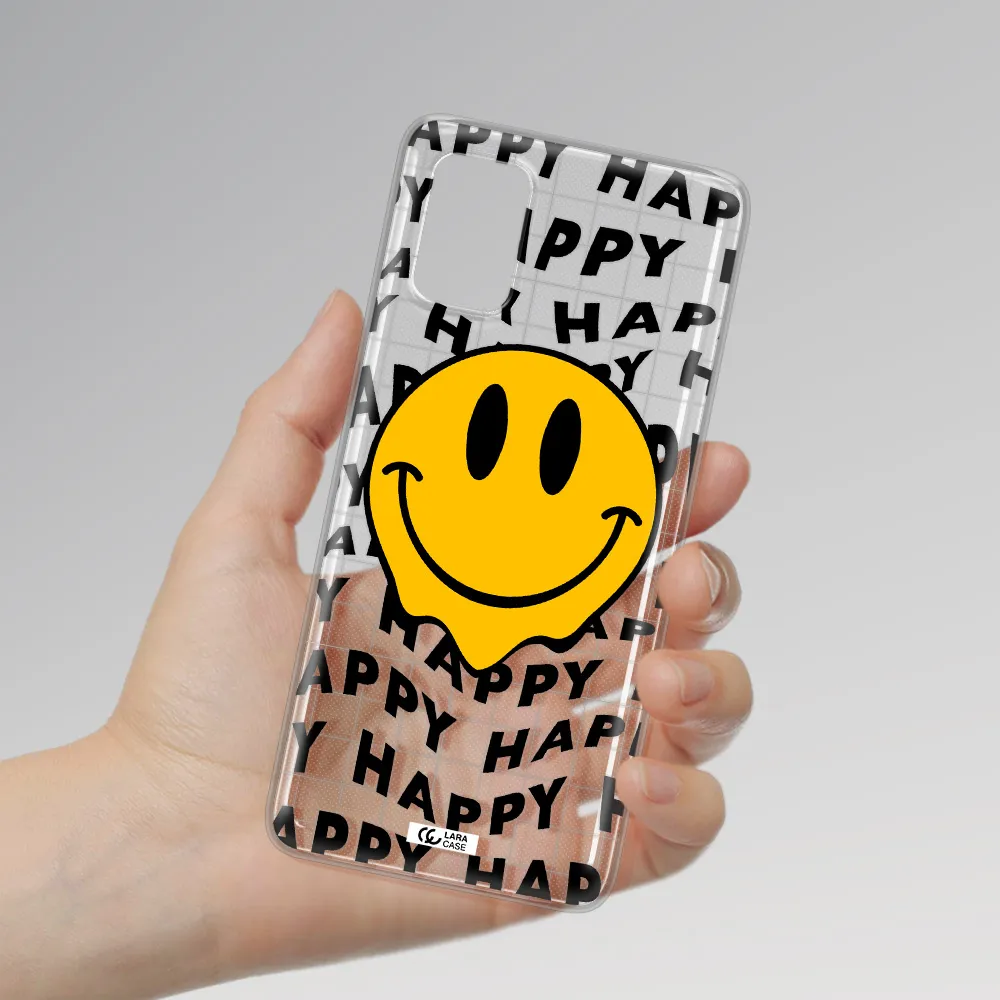 Happy Emoji Samsung A71 Clear TPU Case