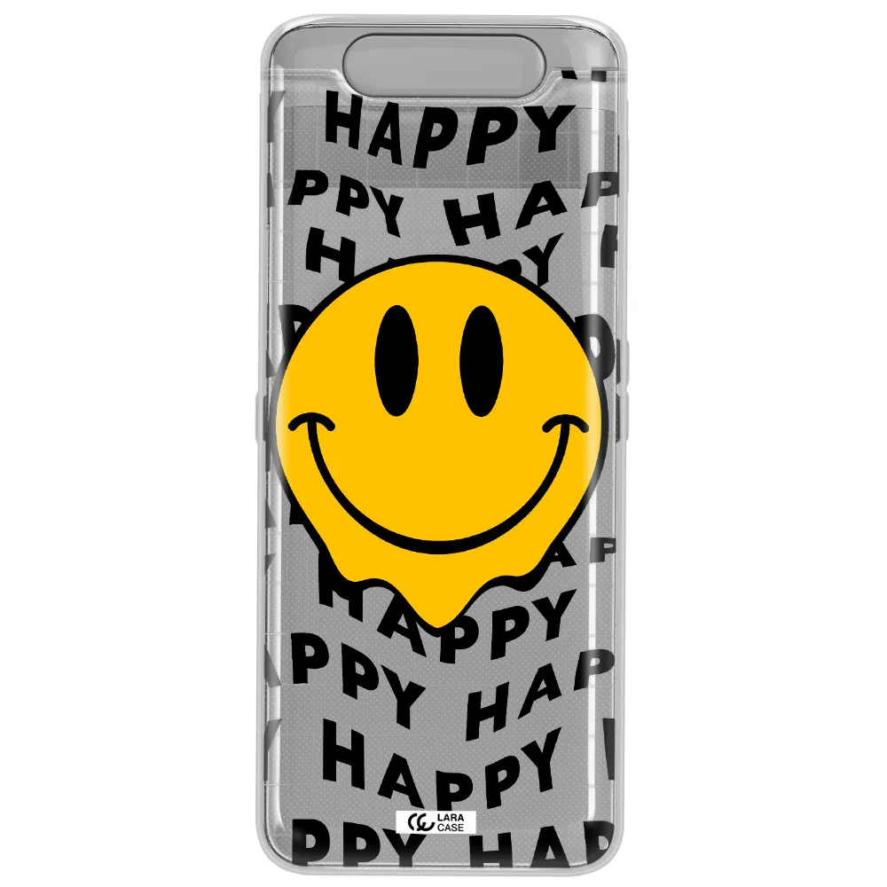 Happy Emoji Samsung A80 Clear TPU Case